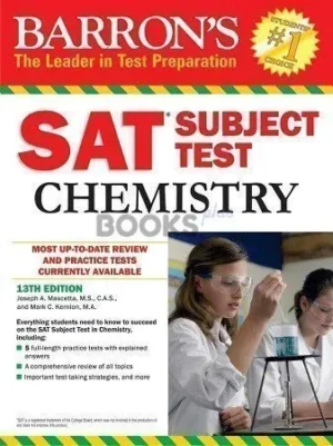Barron’s SAT Subject Test Chemistry 13th Edition