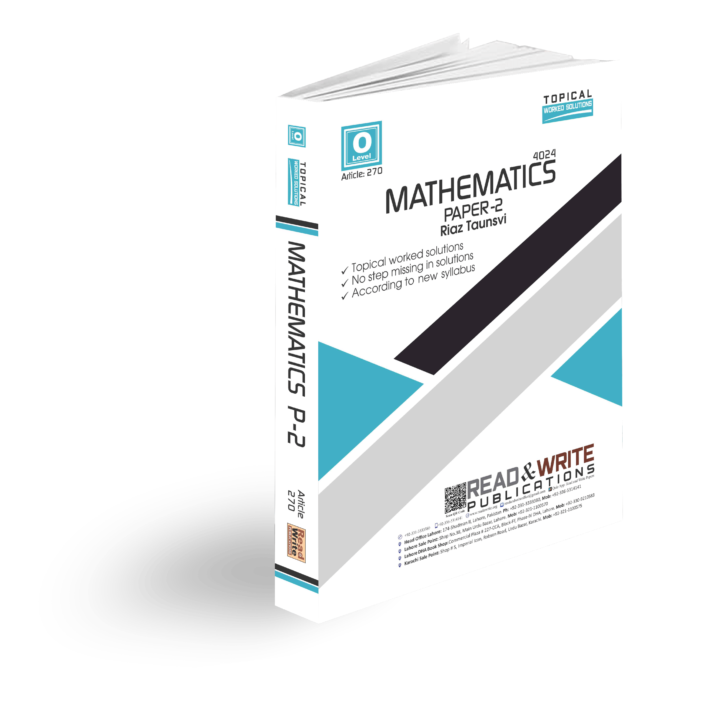 Math - O Level - Paper 2 - Topical Worked Solution