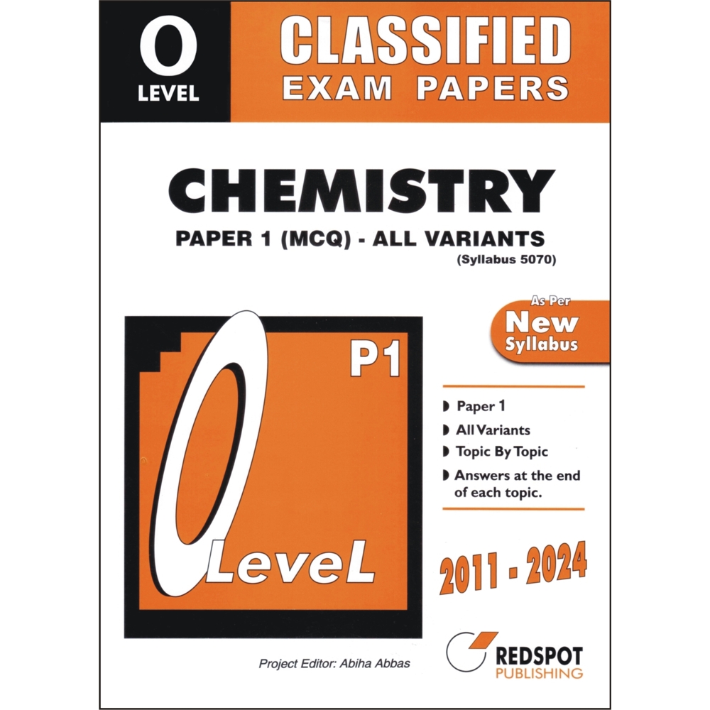 Classified Chemistry - O Level - P1 - All Variants