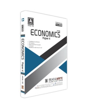 Economics - AS Level - Classified - Topical Paper 4