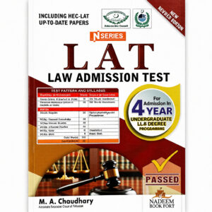 LAT Law Admission Test Guide 2025 By M.A. Chaudhry – Nadeem Book Fort