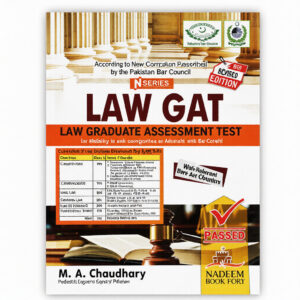 LAW GAT Law Graduate Assessment Test 2025 By MA Chaudhary – Nadeem Book