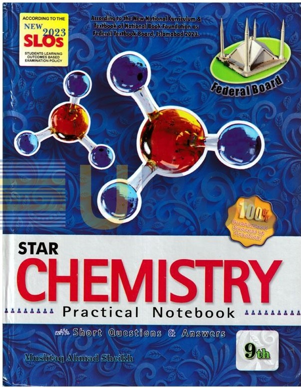 Chemistry Practical Notebook Class 9 Federal Board – Star