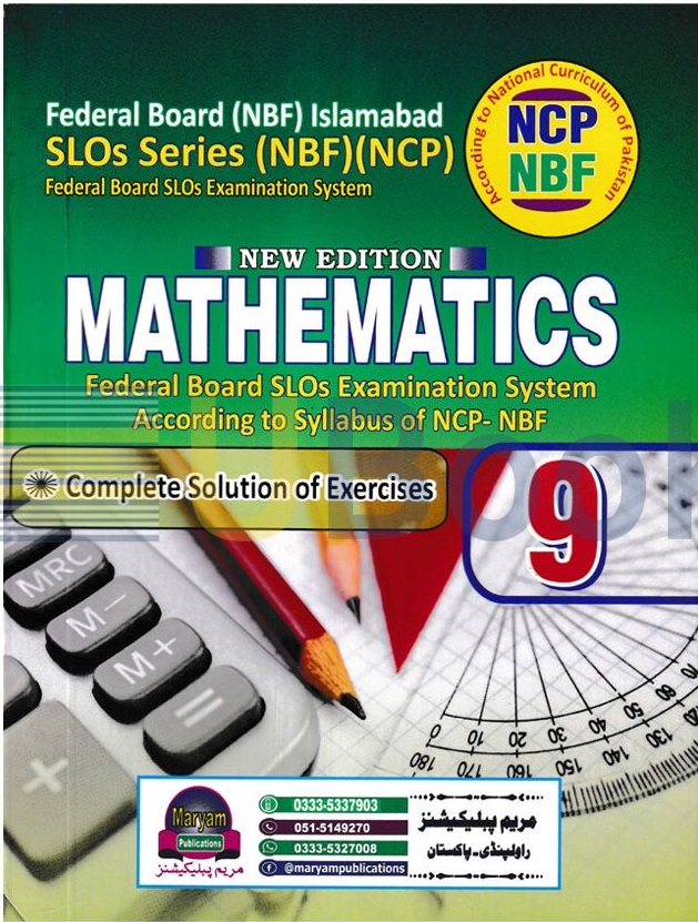 Mathematics - Key Book - 9 - Federal Board